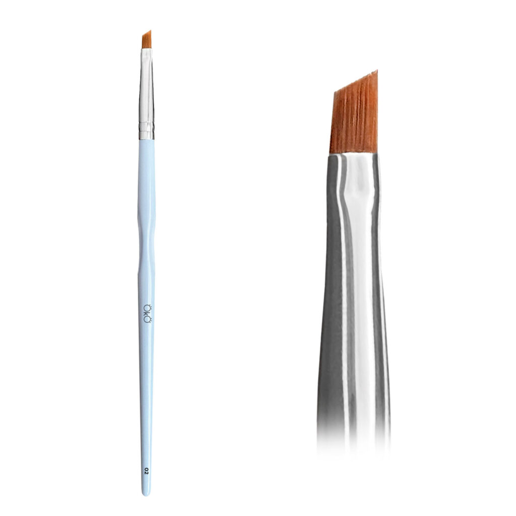 OKO Mini Angled Brush #2 Pintsel