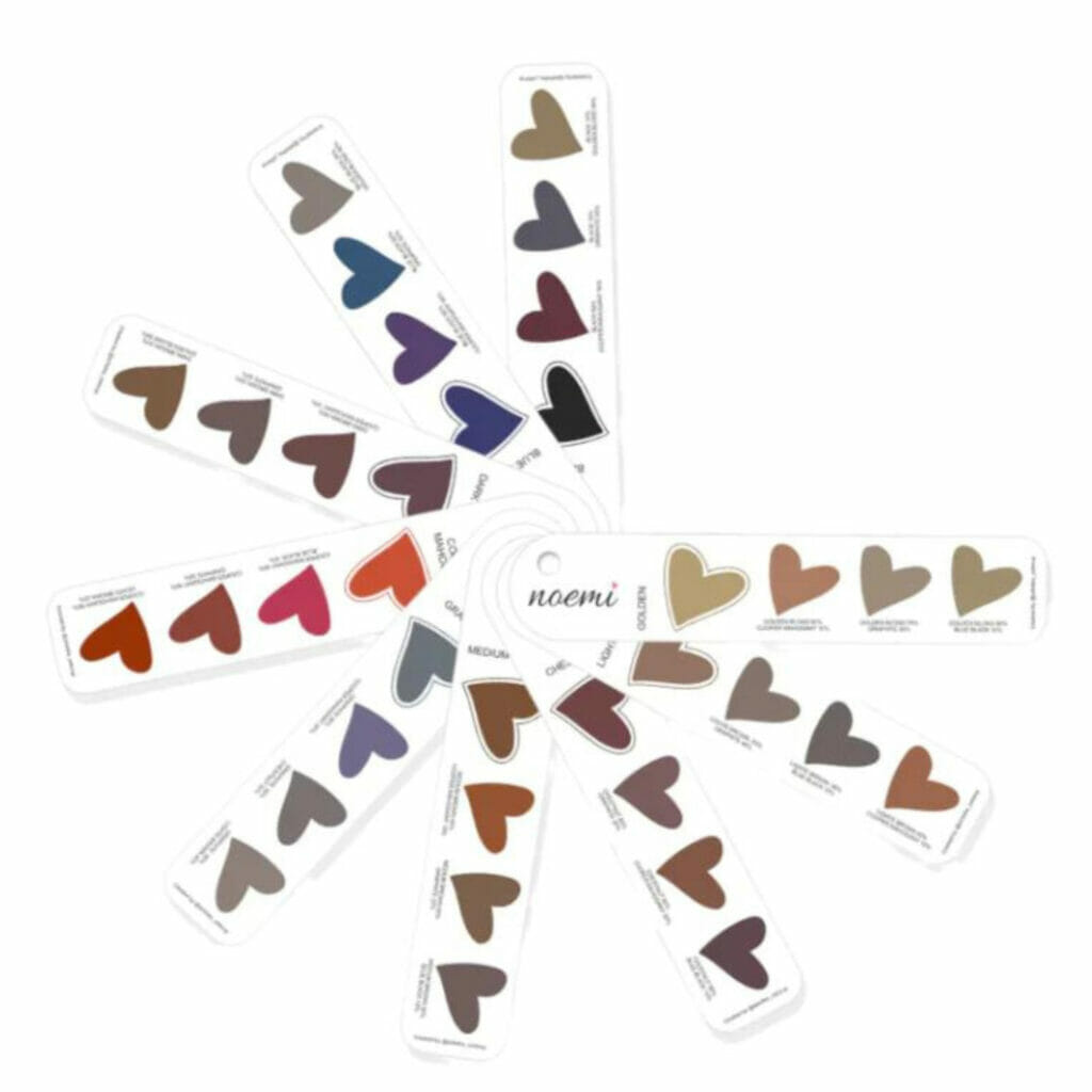 NOEMI NOEMI Hybrid Dye Mini Manual ENG -FREE   All information about Noemi colors, the manual is in English.   Online downloadable manual. Pomello