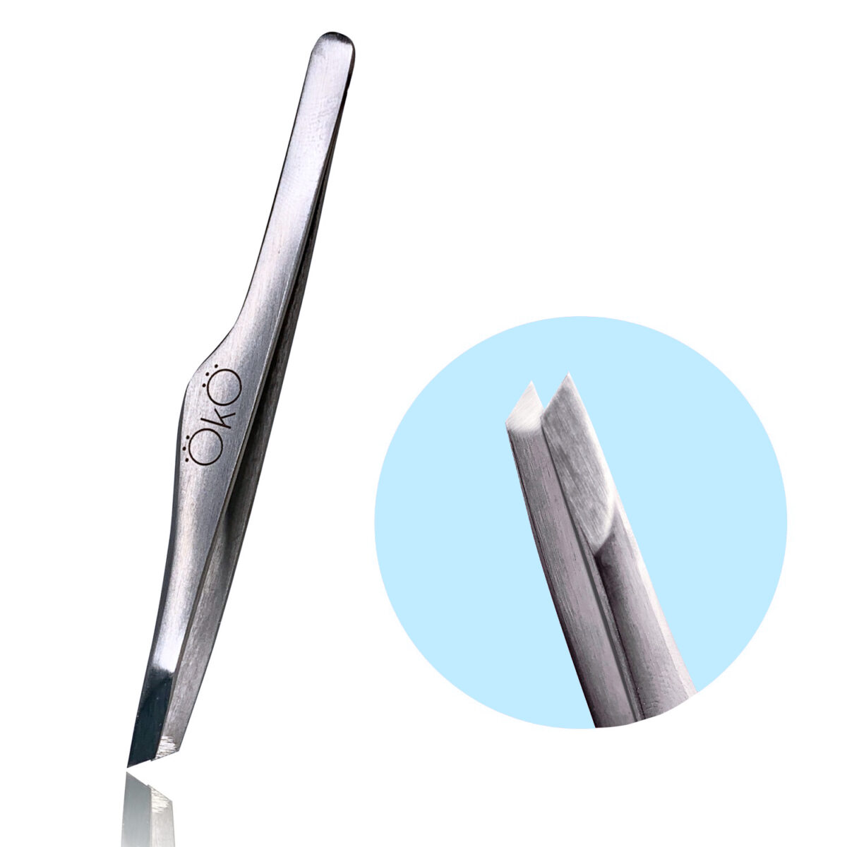 OKO Lash&Brow OKO 01 Classic Tweezers have smooth and gentle pressure and sit perfectly in the hand. Hand-sharpened and with 45-degree beveled edges, the tweezers grip well and remove even the shortest and finest hairs. The tweezers are made of high-quality wear-resistant steel and withstand daily disinfection and sterilization well.   Pomello