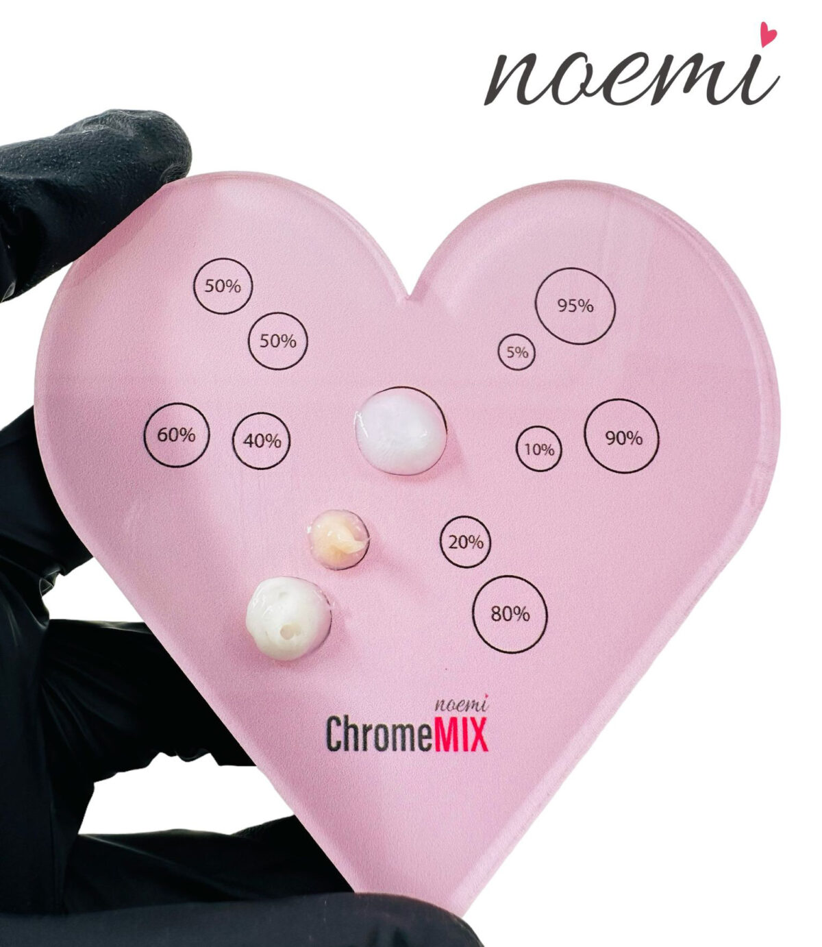 Noemi Chrome Mix Heart Palette