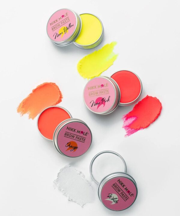 NIKK MOLE Brow Paste Yellow, Pink, Orange, White