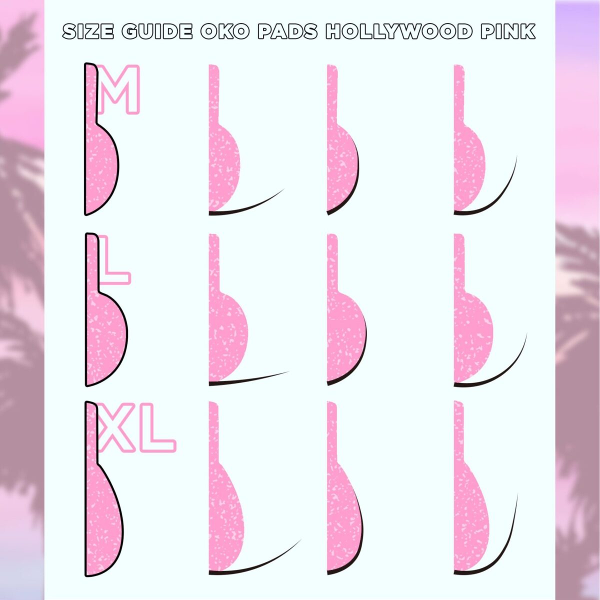 OkO Hollywood Pink Lash Lifting Pads