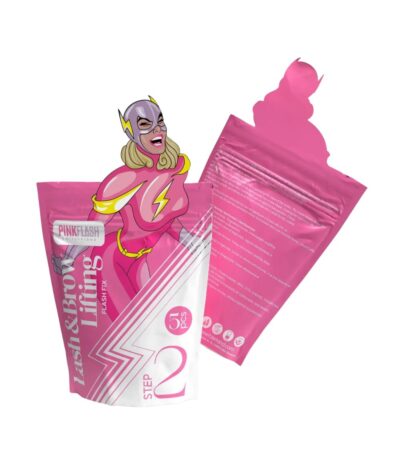 PINK FLASH Lash and Brow Lift Step 2