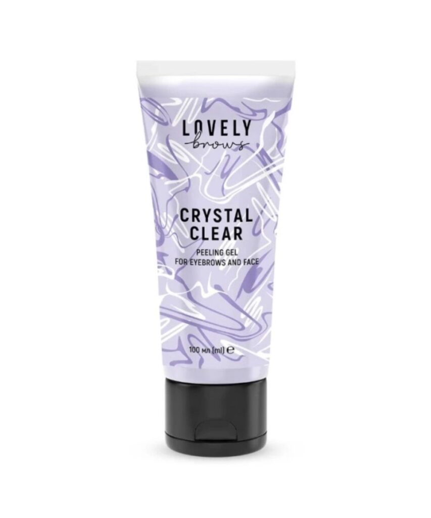 Lovely Brows Crystal Clear peeling gel brows and face