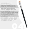 Flat Brush OKO #4 BLACK EDITION