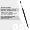 Soft Angled Brush OKO #5 BLACK EDITION