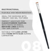 Flat Brush OKO #8 BLACK EDITION
