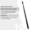 Brush double-sided OKO #10 BLACK EDITION