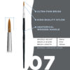 Ultra-Thin Brush OKO #7 BLACK EDITION