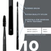 Brush double-sided OKO #10 BLACK EDITION