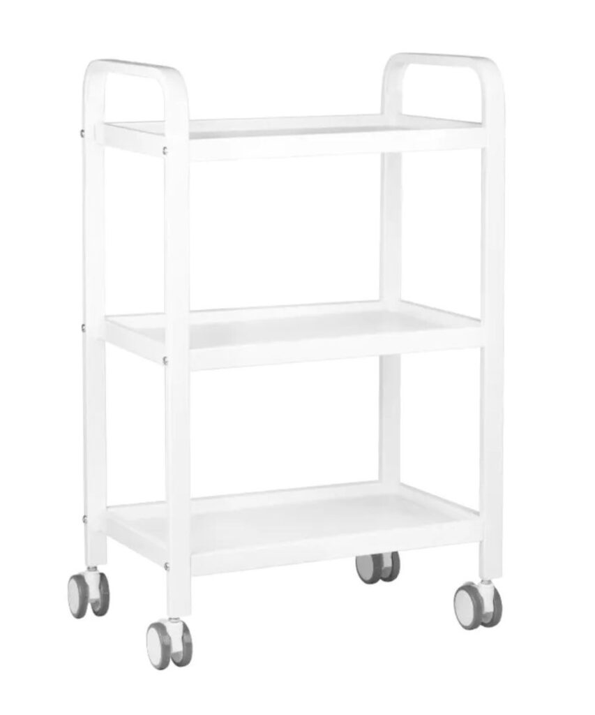 Kosmeetiku töökäru HS09 Valge