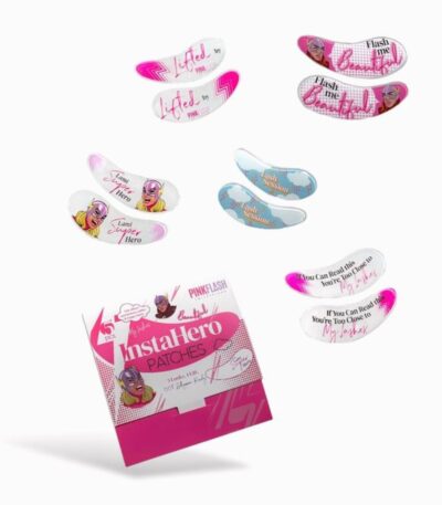 Pink Flash Instahero silmaalused padjad