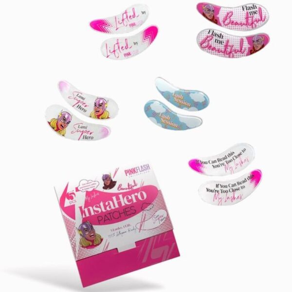 Pink Flash Instahero silmaalused padjad